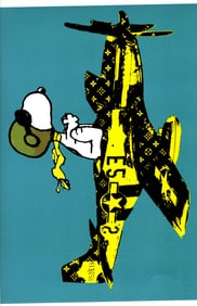 LARGE Signed Graffiti Pop Art Print Death NYC