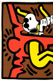 LARGE Signed Graffiti Pop Art Print Death NYC