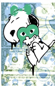 LARGE Signed Graffiti Pop Art Print Death NYC