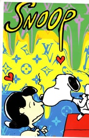 LARGE Signed Graffiti Pop Art Print Death NYC