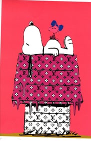 LARGE Signed Graffiti Pop Art Print Death NYC