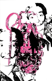 LARGE Signed Graffiti Pop Art Print Death NYC