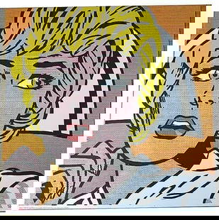 Nurse, 1964 by Roy Lichtenstein Art Silkscreen Print Poster: Nurse, 1964 by Roy Lichtenstein Art Silkscreen Print Poster Private Collection 21 x 21. Title - Nurse, 1964 Artist - Roy Lichtenstein Paper Size - 21 1/4" x 21"Image Size - 21" x 21"Condition : (A) Mi