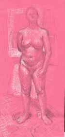 Joseph Smedley 1922-2016 British Modernist Figurative Drawing 1960