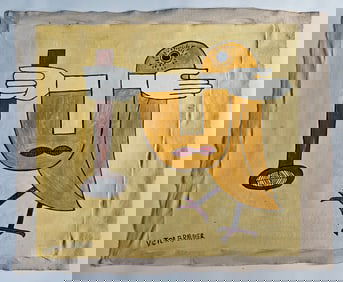 Victor Brauner  Abstract Painting on Canvas