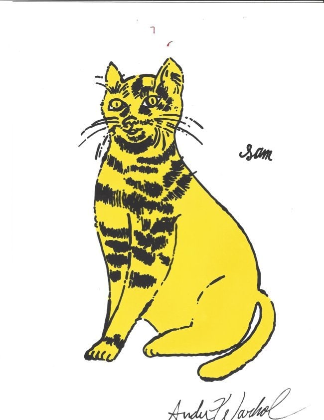 Andy Warhol Mixed Media on Paper: Andy Warhol Mixed Media on Paper. On verso, also stamp. Approx Size: 11 3/4 x 8 1/2 inches. All lots that do not carry established documented provenance nor any past record of auction history record a