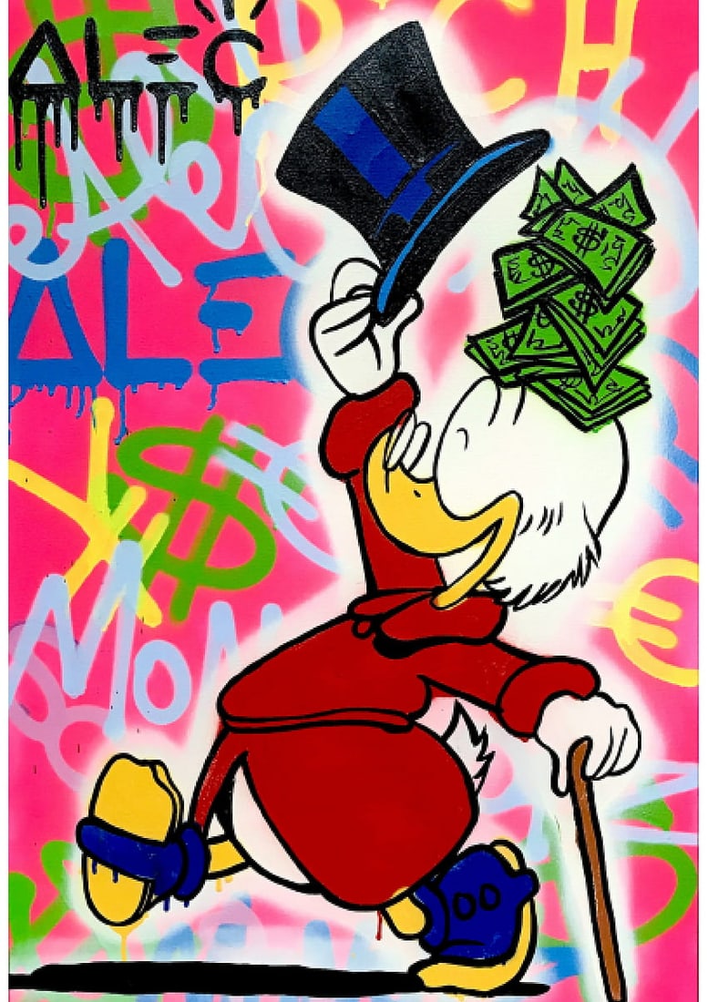 Alec Monopoly Pop Art Print: Alec Monopoly Pop Art Print size:12 x 17.Paper: Fine art 300 gsm paper embossed .WE OFFER IN-HOUSE SHIPPING VIA USPS PRIORITY MAIL