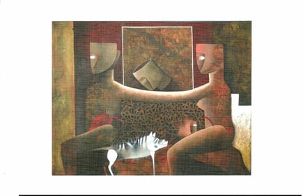 Vicente Bonachea  ink Print on Thick Paper