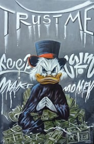 Scrooge Alec Monopoly Pop Art Print