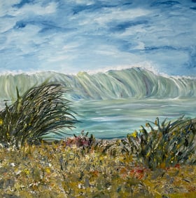 Painting on Canvas Hand painted by artist