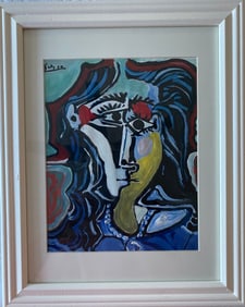 Painting on Paper Picasso Style