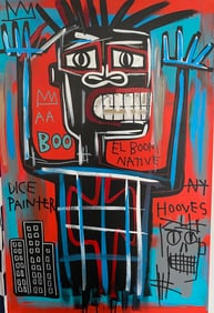 1982 Fits Basquiat Painting on canvas