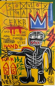 1982 Fits Basquiat Painting on canvas