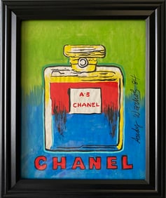 Andy Warhol Mixed Media on Paper framed