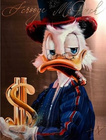 Scrooge Alec Monopoly Pop Art Print
