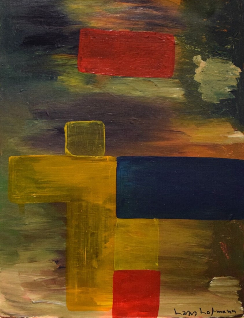 Hans Hofmann Abstract Canvas (After): Hans Hofmann Abstract Canvas. Hans Hofmann, Modern Art 20th Century. SIZE: 20 x 14 Canvas only will be ship rolled in a tube. After (artist) Sold as is. WE PACK AND SHIP FOR YOU. WE TAKE CARE OF THE S