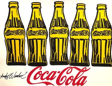 Andy Warhol Mixed Media on Paper. On verso