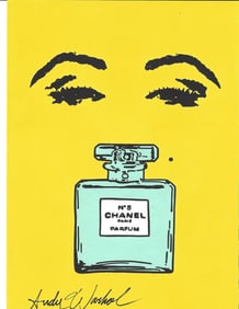 Andy Warhol Mixed Media on Paper.