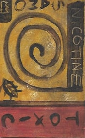 Jean Basquiat Painting Post Card - SAMO (After)