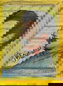 Mixed Media Pablo Picasso Drawing on Paper After (artist)