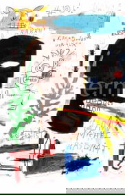 Neo-Expressionism Print on Thick Paper JMB (After )