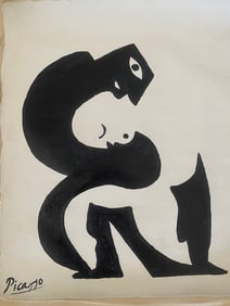 Pablo Picasso Old 20th Century Modern Art Painting on Canvas