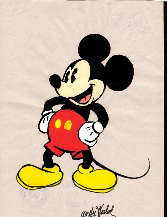 Andy Warhol Mixed Media on Paper (1 of 2)