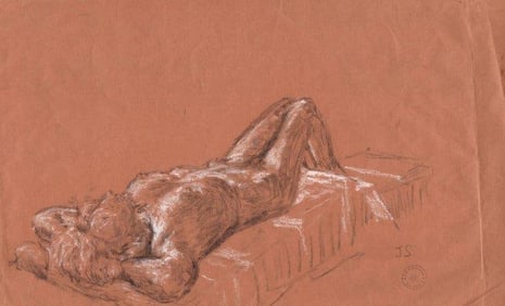 Joseph Smedley 1922-2016 British Modernist Figurative Drawing 1960