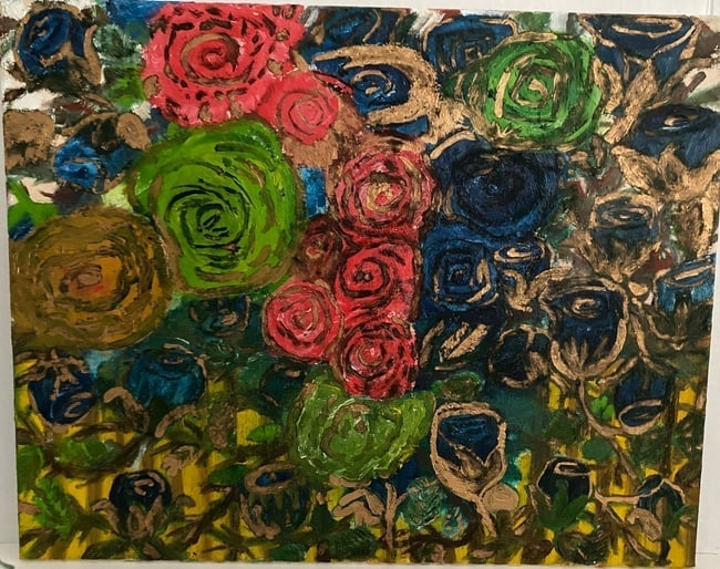 Abstract Painting Art On Canvas: Abstract Painting Art On Canvas. Approx Painting Size: 20 x 16 Inches. Good condition . See photos as part of the description. We pack & Ship for you. We take care of the shipping services in house.