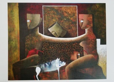 Vicente Bonachea Lithograph Print on Paper