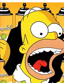 LARGE Signed Graffiti Pop Art Print Death NYC