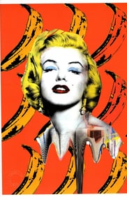 LARGE Signed Graffiti Pop Art Print Death NYC