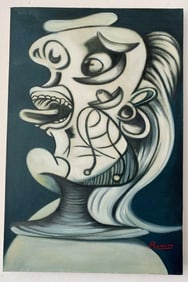 Pablo Picasso Painting On Canvas