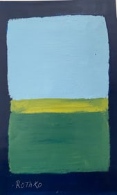 Abstract Painting on Paper