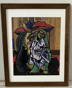 Pablo Picasso Print on Paper with wood frame