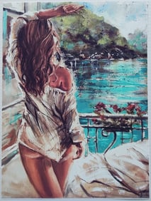 Sexy women Print on Canvas