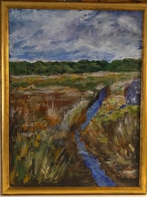Landscaping Painting on Canvas Framed