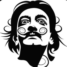 DALI Acrylic painting on Canvas After (artist)