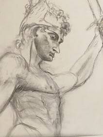 Julia Cesar Pencil Drawing on Paper