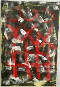 Abstract Painting on Canvas