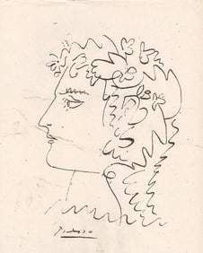 Pablo Picasso Fine Art drawing/print Ink on Paper.
