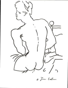 Jean Cocteau Fine Art drawing/print Ink on Paper