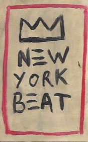 Jean Basquiat Painting Post Card - SAMO (After)