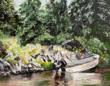 Abstract Painting Art On Canvas