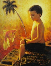 Maikel Herrera Litho on Thick Paper