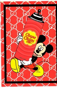 LARGE Signed Graffiti Pop Art Print Death NYC