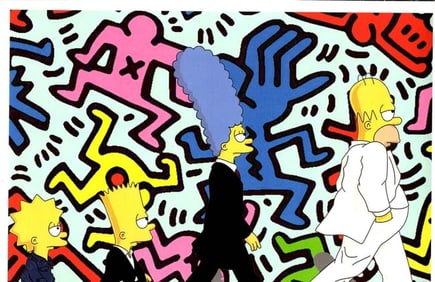 LARGE Signed Graffiti Pop Art Print Death NYC