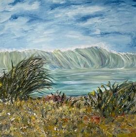 Painting on Canvas Hand painted by artist