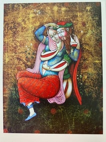 Eduardo Abela LITHOGRAPH on Thick Paper