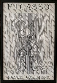 Pablo Picasso art print on Canvas "The Kiss"